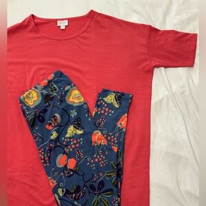 LulaRoe Irma and Leggings Set